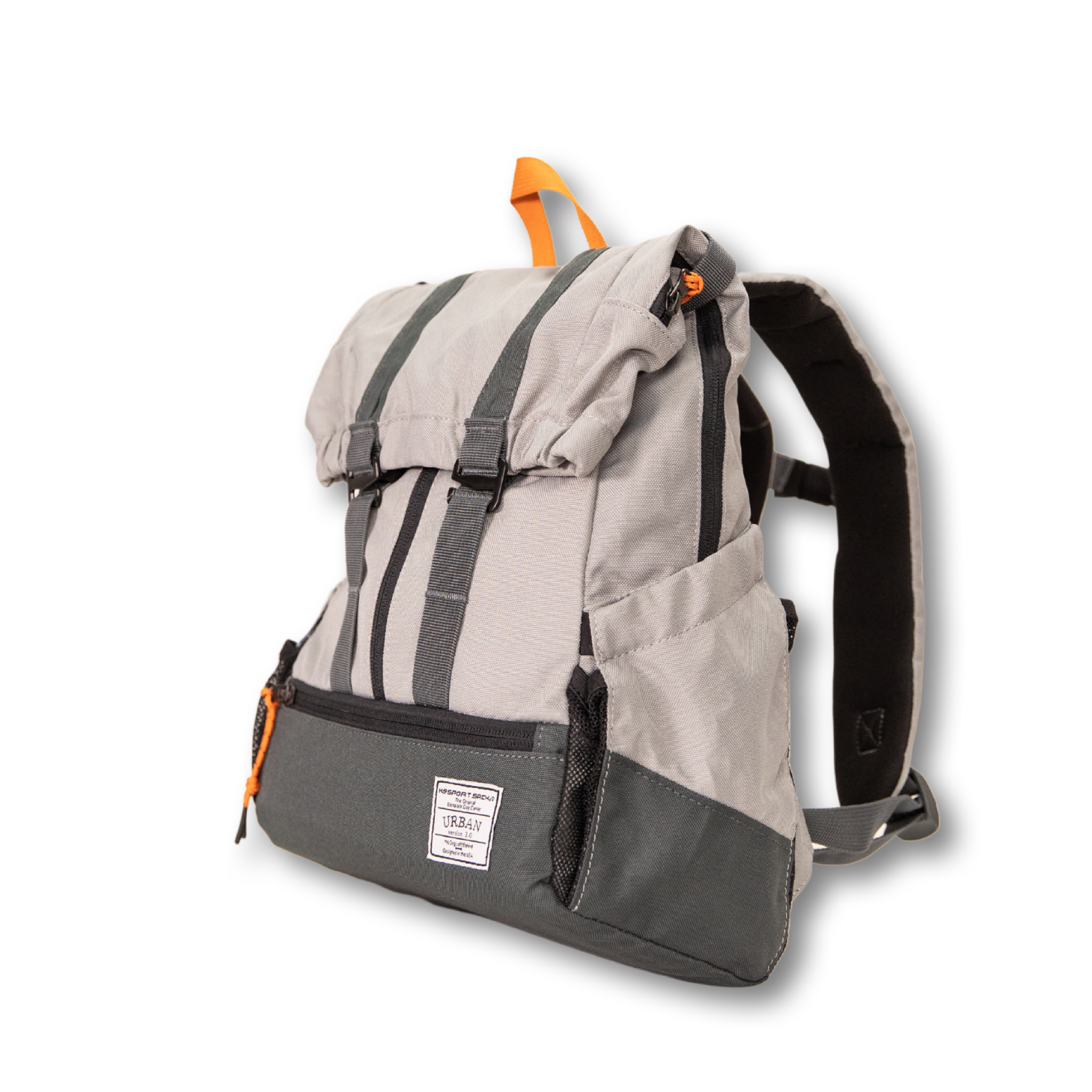URBAN 3 Backpack Dog Carrier: Medium (17"-20" from collar to tail) / Concrete